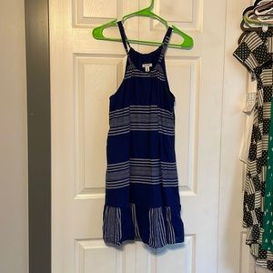 Old navy blue striped dress